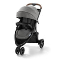 My Store Graco Outpace LX all-terrain 3-wheel baby stroller with rubber tires, foldable design, and in-seat suspension for smooth rides.