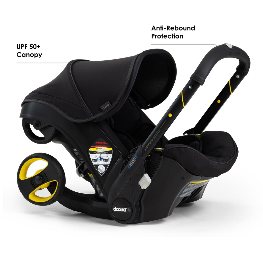 Doona Car Seat And Stroller Nitro Black All In One Travel System For Effortless Transitions