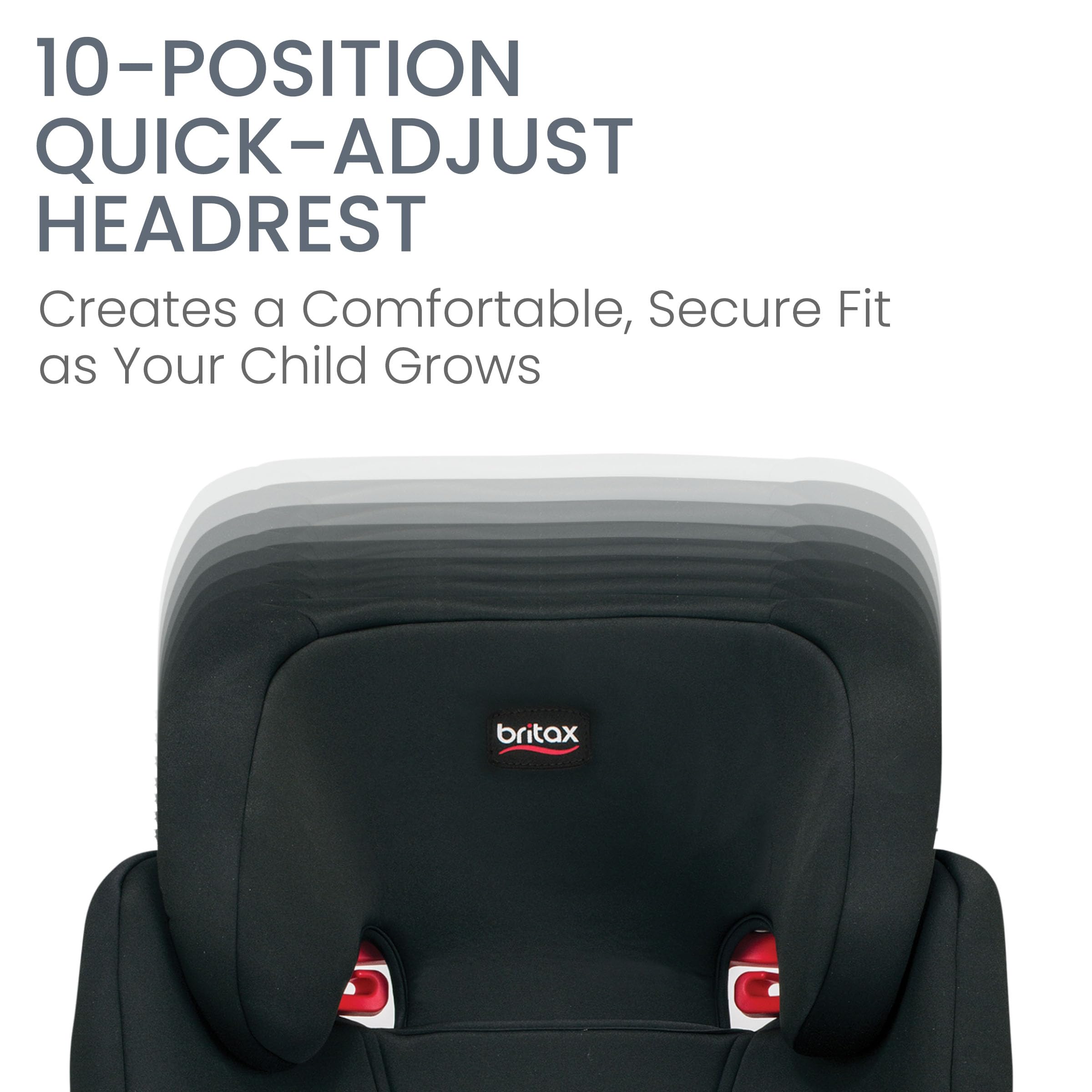 Britax Skyline Belt Positioning Booster Car Seat 2 Stage Design For Growing Kids Dusk Color