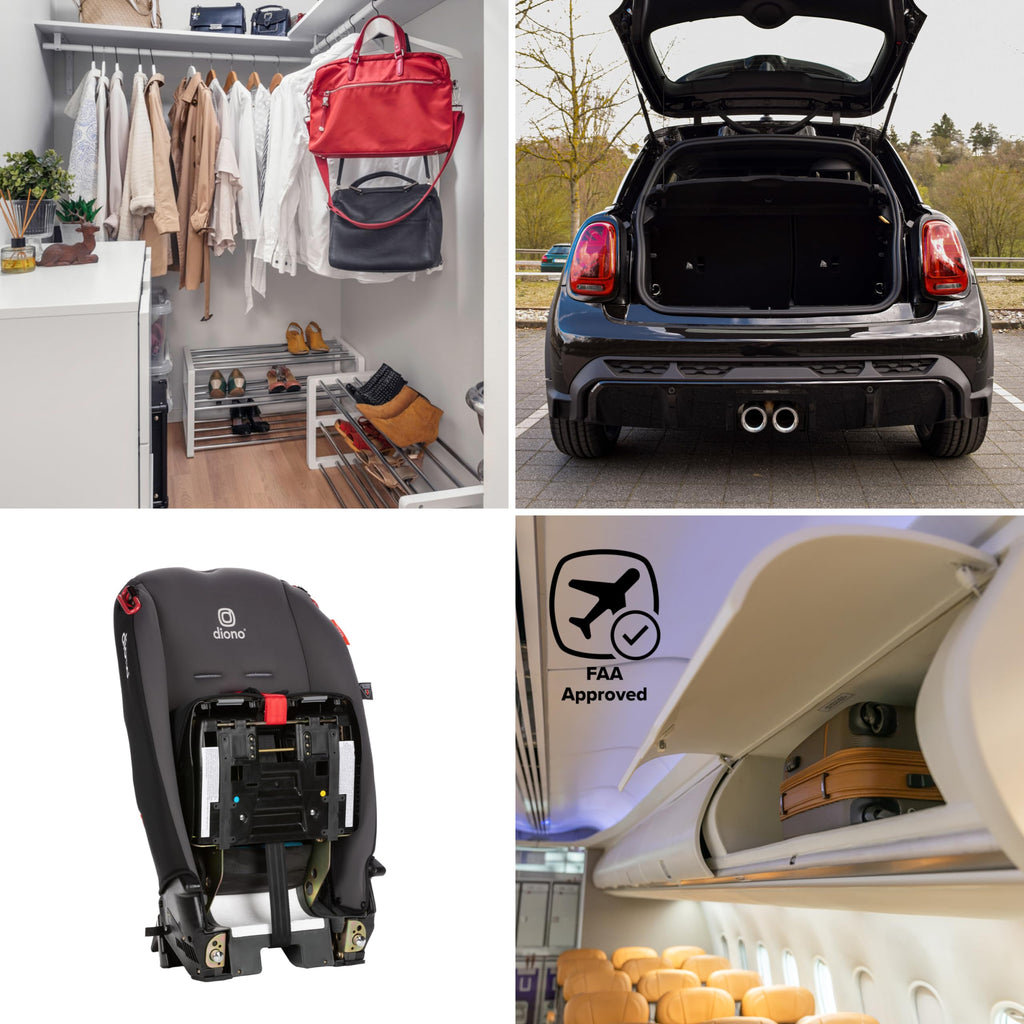 Diono Radian 3R Convertible Car Seat All In One Slim Fit 3 Across